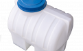 Бочка пластиковая горизонтальная 200 литров для воды белая
