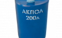 Вертикальный пластиковый бак для воды 200 литров синяя