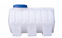 Бочка пластиковая горизонтальная 350 литров для воды белая
