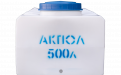 Прямоугольная пластиковая емкость 500 литров для воды белая