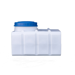 Прямоугольная пластиковая емкость 100 литров белая