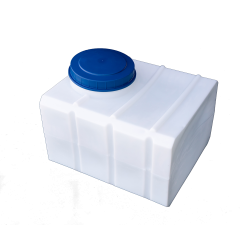 Прямоугольная пластиковая емкость 200 литров для воды белая